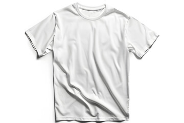 Mock up T-shirt in a white color isolated on white background