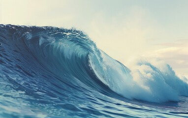 Beautiful Blue Sea Waves