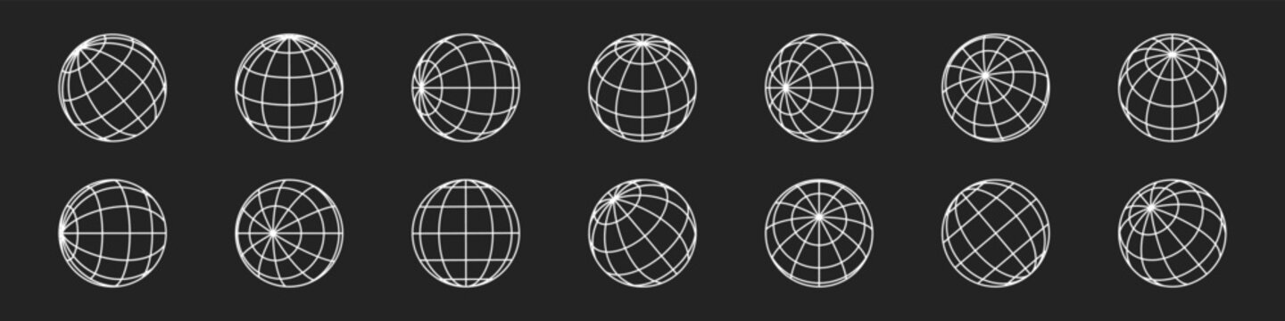 Globe icon. Globe icon set. Vector illustration.