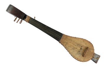 Gambus is a stringed instrument similar to a mandolin originating from the Middle East