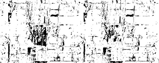 Scratched and Cracked Grunge Urban Background Texture Vector. Dust Overlay Distress Grainy Grungy Effect. Distressed Backdrop Vector Illustration. Isolated Black on White Background. EPS 10.
