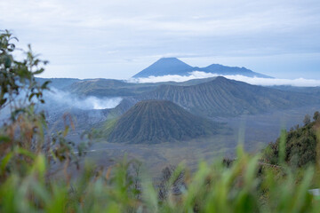 The stunning beauty of Mount Bromo which is an active volcano