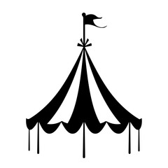 Big top circus tent - obrazy, fototapety, plakaty