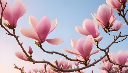 Magnolia Tree in Full Bloom