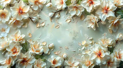 Spring Blossoms, seasonal background, generative ai - 779173755