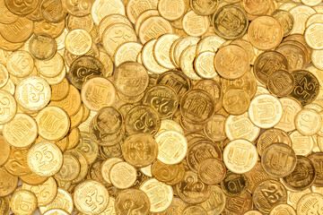 Background of the coins