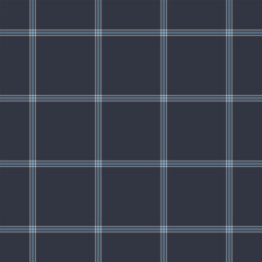 Realistic plaid seamless tartan, tape vector check fabric. Square background pattern textile texture in dark and pastel colors.
