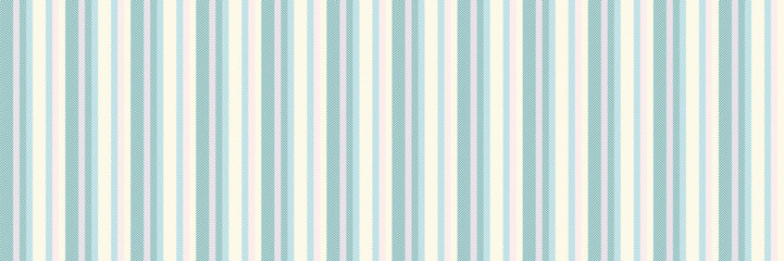 Hat texture textile seamless, book lines stripe pattern. Random vertical fabric background vector in old lace and cyan colors.