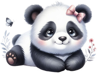 Watercolor Panda Magic: Dive into a World of Delight with These Captivating Illustrations of Adorable Panda