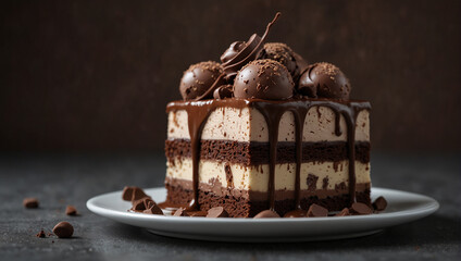 Obraz premium cream cake with new look