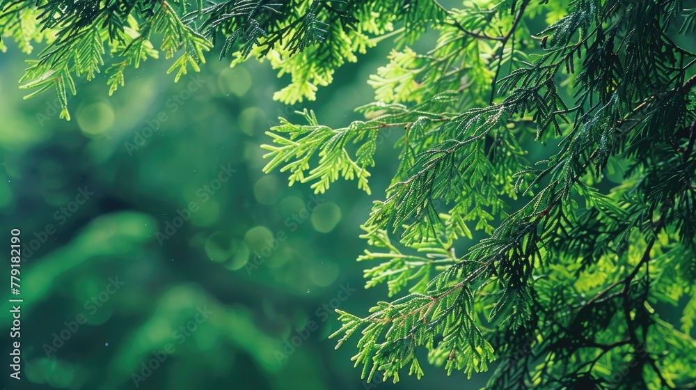Poster detailed view of a tree branch, suitable for nature themes