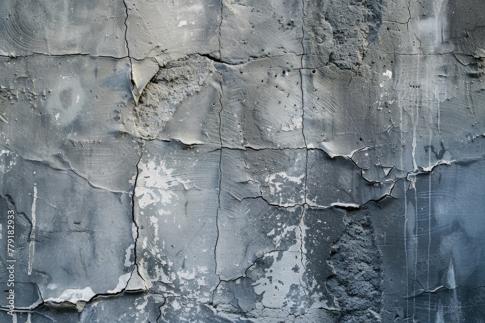 Aufkleber close up of a wall with peeling paint. ideal for background or texture use