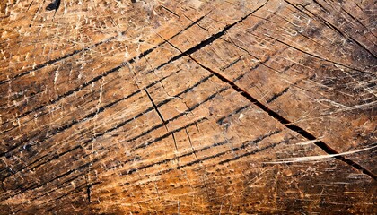 傷のある木材のテクスチャ