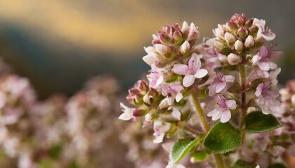 Whispers of Nature: Intimate Look at Ornamental Oregano Flowers