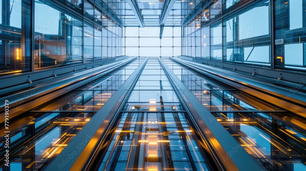 Aufkleber a very tall building with a lot of windows. suitable for architectural projects
