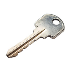 Material key isolated on transparent background