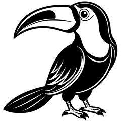 American Goldfinch silhouette vector illustration svg file