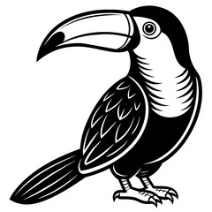 American Goldfinch silhouette vector illustration svg file