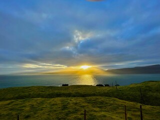 Färöer Inseln, Nes, Faroe Islands, Landschaften, Landscapes, Mountains, Berge, Nord Atlantik,...