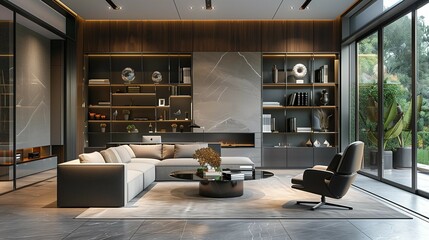 Innovative Modern Office Design, generative ai