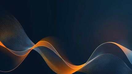 Abstract wave image. Technology.
