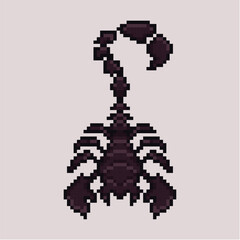 Scorpion icon symbol pixel art