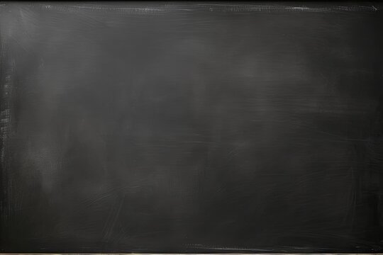 Black blackboard or chalkboard background with texture of chalk school education board concept, dark wall backdrop or learning concept with copy space blank for design photo text or product 