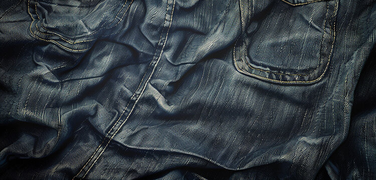 An expansive canvas of denim fabric texture, with detailed stitching and worn areas suggesting years of love and wear, capturing the timeless appeal of denim. 32k, full ultra HD, high resolution
