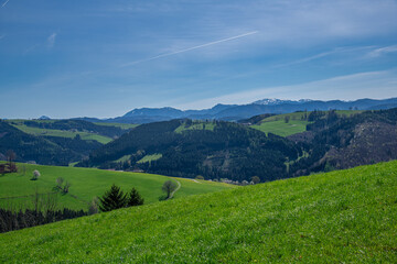 Fototapeta na wymiar landscape in mostviertel, lower austria