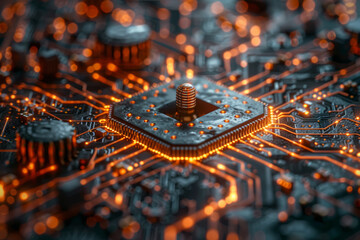 A cryptic code encrypted with layers of security, posing a challenge to even the most skilled cryptographers. Concept of cybersecurity and encryption. Generative Ai.