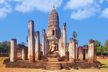 Sukhothai, Thailand, a Khmer style temple