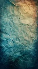 Foto op Aluminium A textured, vintage paper background with a dark blue vignette © Artem