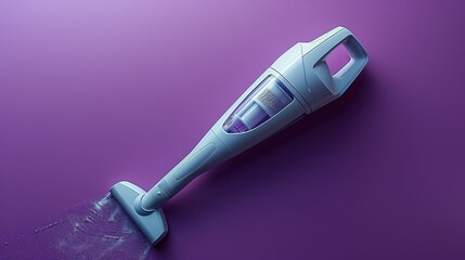 Close Up of Hair Dryer on Purple Surface