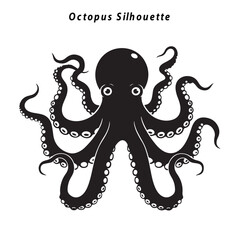 Octopus Silhouette Vector