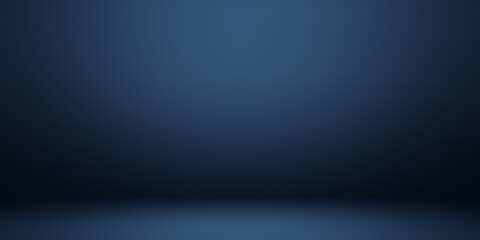 Abstract studio background, blue color gradient, an atmosphere of mystery and elegance 