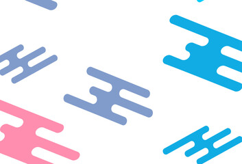 Obraz premium Light Blue, Red vector background with straight lines.