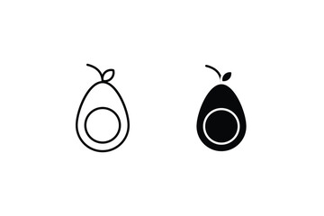 the avocado icon, representing health, nutrition, and the natural goodness of fresh produce