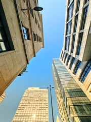 Cityscape of Central Brussels, Belgium