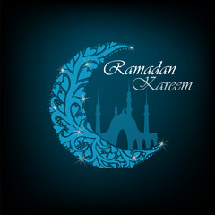 Ramadan Karim Arabic. Ramadan Kareem holiday. hand drawing. Not AI, Vector illustration