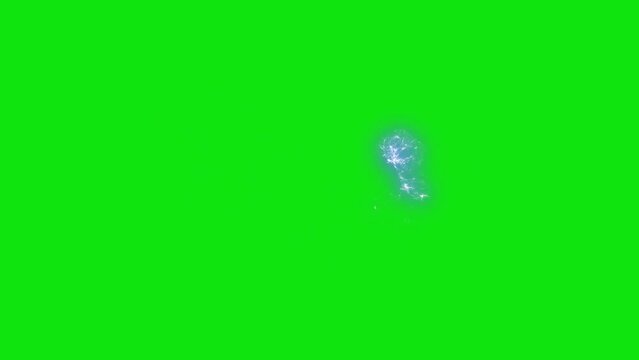 Magic Energy, Magic Glitter Particles Eternal Aura Motion Graphics with Green Screen Background