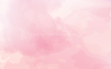 watercolor pink and white modern background