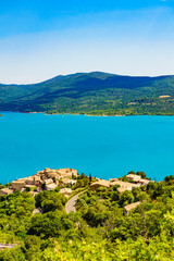 Lake Sainte Croix in Verdon Gorge, France