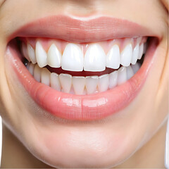 A sore tooth amidst healthy teeth isolated on transparent background