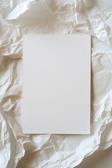 clean blank white page of printing paper