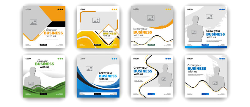 Digital business marketing social media post & web banner corporate business marketing
social media post and web design template