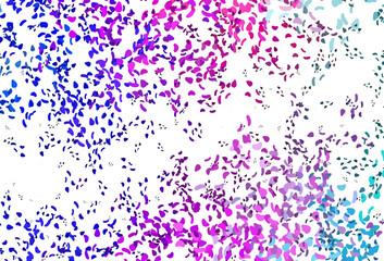 Light Pink, Blue vector template with memphis shapes.