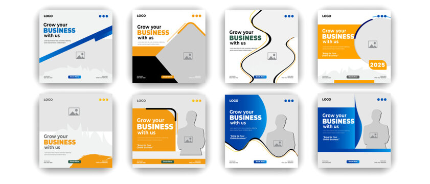 Digital business marketing social media post & web banner corporate business marketing
social media post and web design template