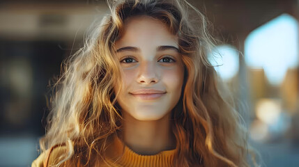 Obraz premium Image for National Teen Self-Esteem Month, featuring empowering messages and symbols of confidence and positivity for young people.