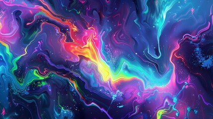 Vibrant Abstract Painting