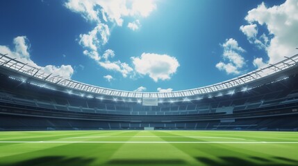 Soccer Field Under Sky